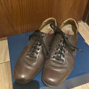 Brown Prada shoes